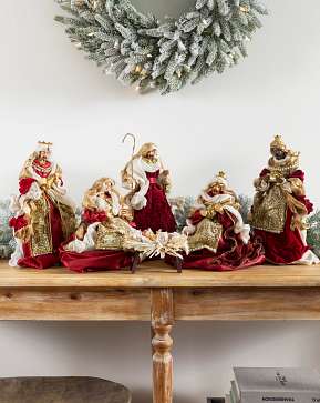 Burgundy Classic Nativity Set Burgundy Classic Nativity Set