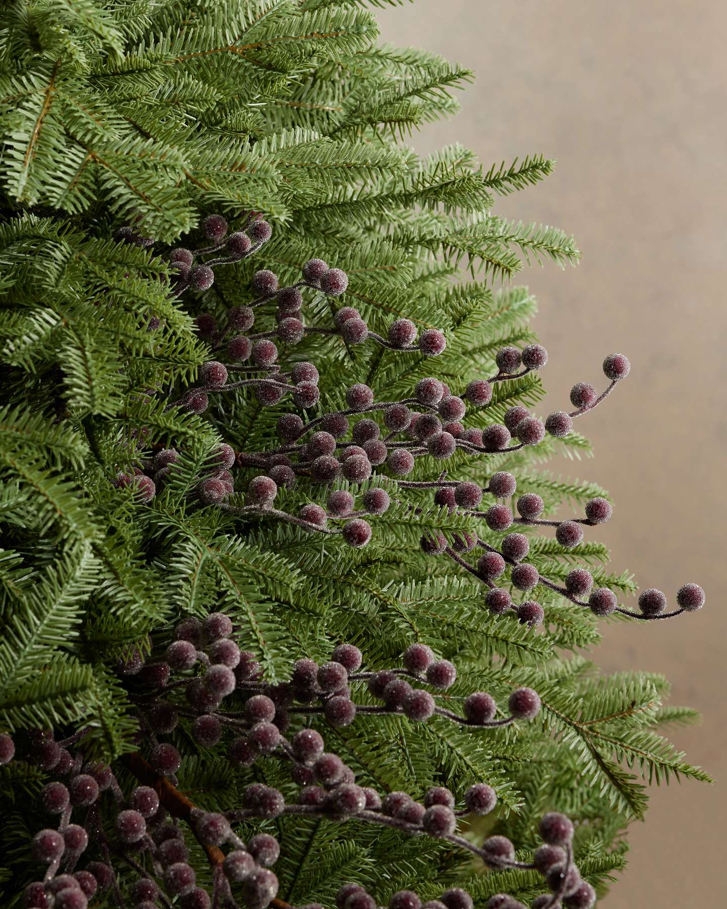 Burgundy Sugared Berry Picks, Set of 12
