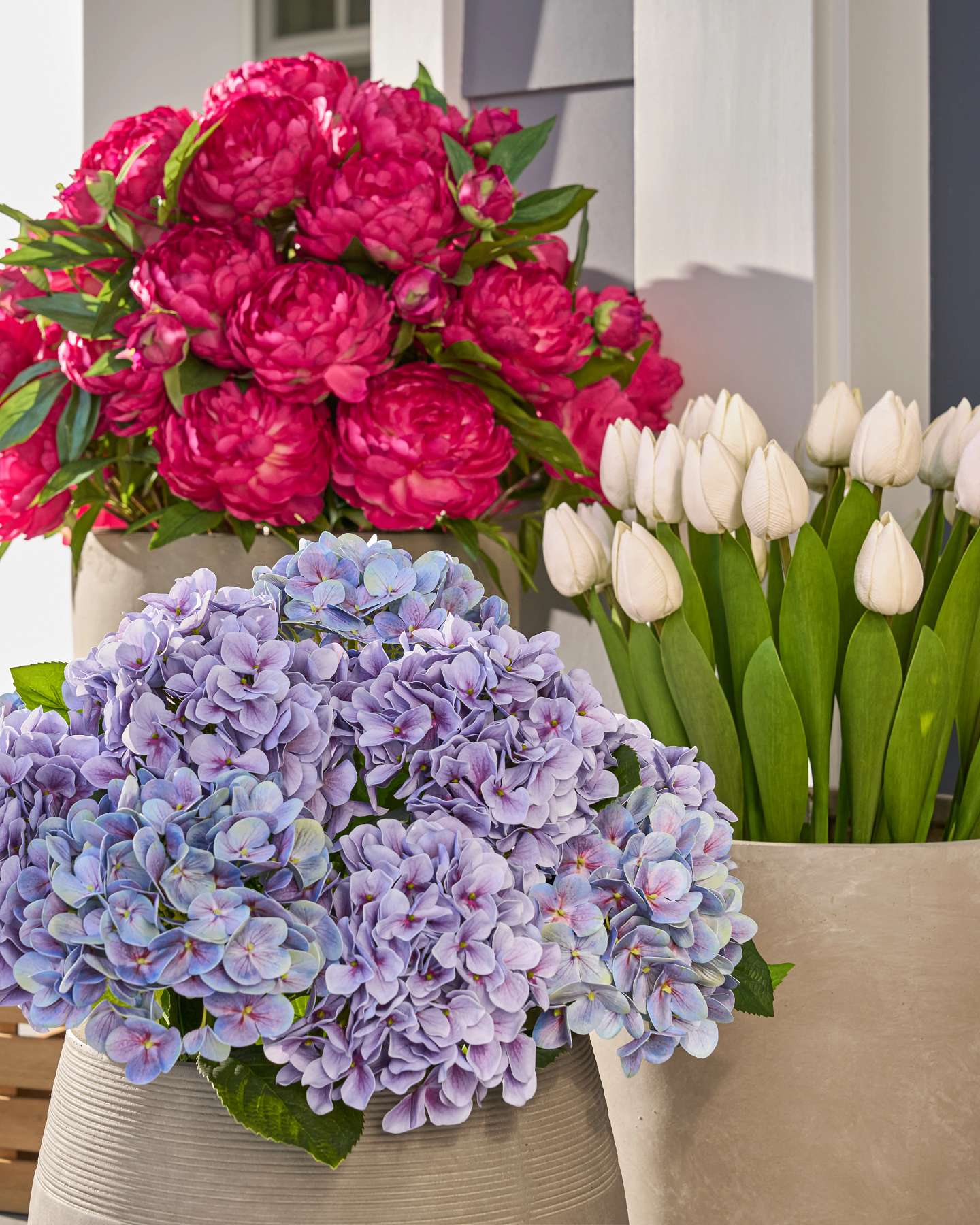 Outdoor Hydrangea Pot Filler Purple by Balsam Hill Lifestyle 50