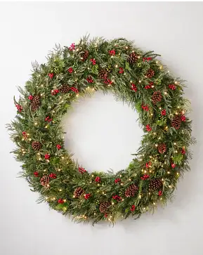 Outdoor Winter Evergreen Wreath Outdoor Winter Evergreen Wreath