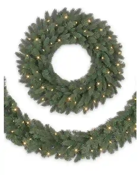 Vermont White Spruce Wreath and Garland Main