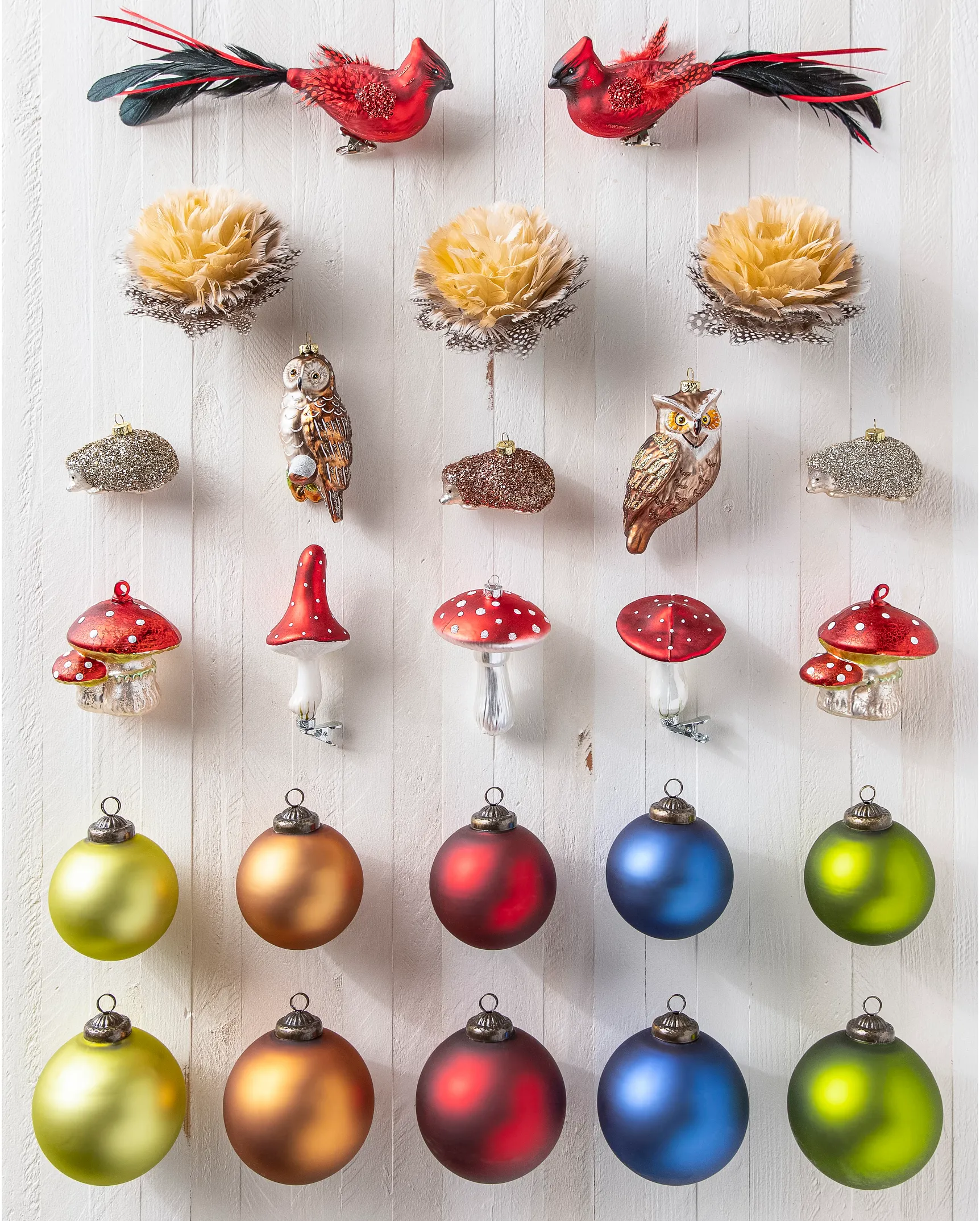 Enchanted Woodlands Christmas Ornament Set Balsam Hill
