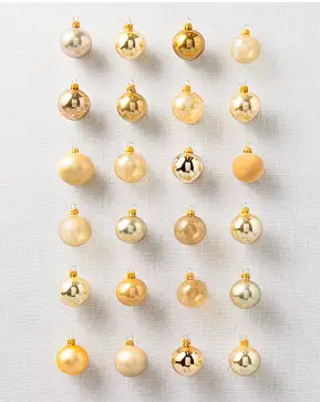 Gold BH Essentials Tonal Bauble Set Gold BH Essentials Tonal Bauble Set