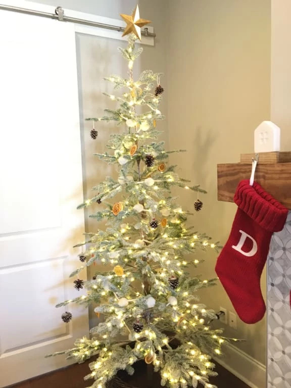 Frosted Alpine Balsam Fir Artificial Christmas Tree Balsam Hill