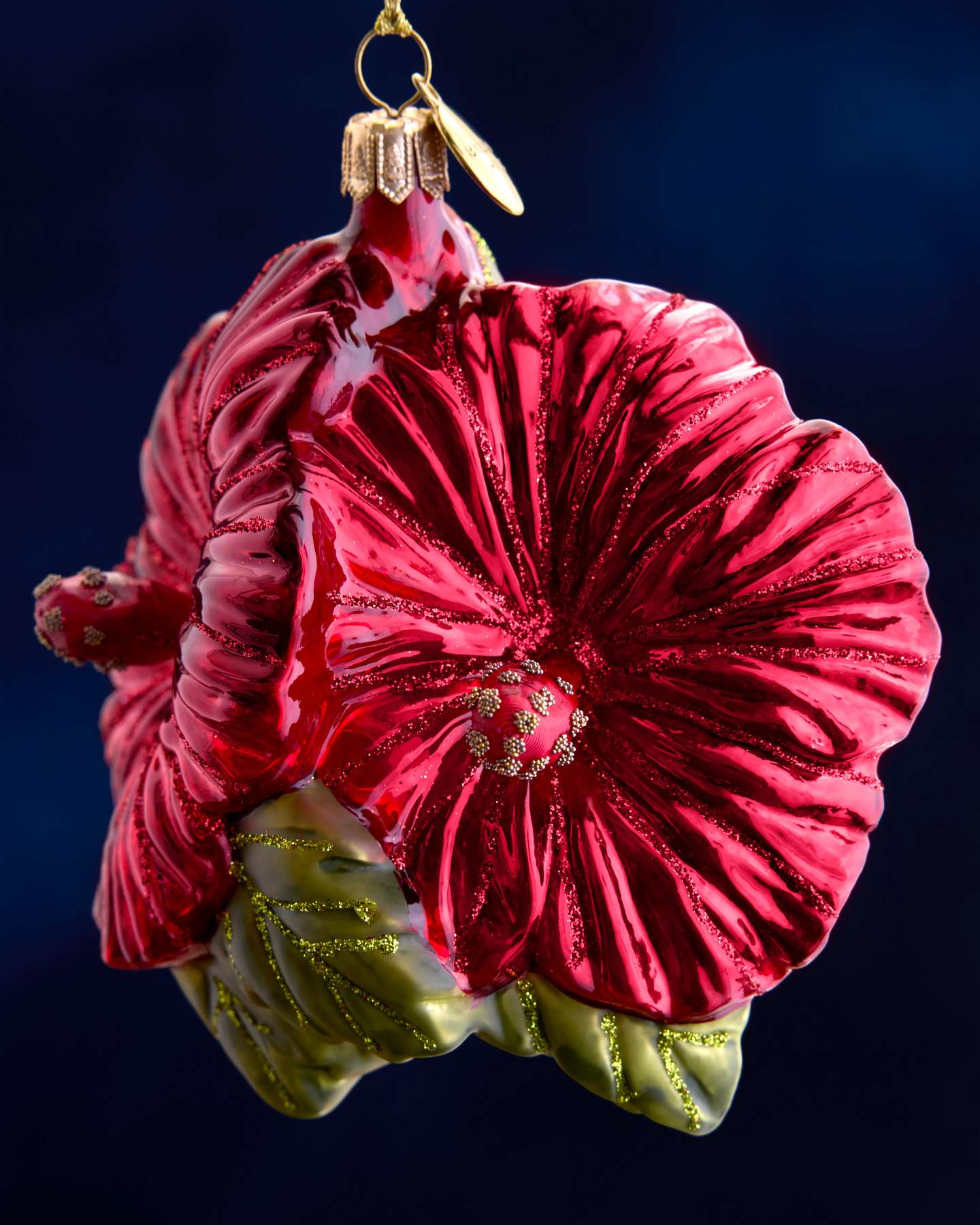 Balsam Hill Studio Red Hibiscus Ornament