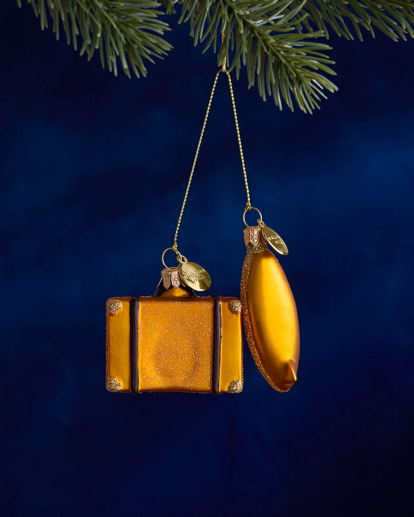 Balsam Hill Studio California Luggage Ornament