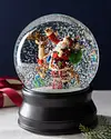Santa's in Town Musical Snow Globe by Balsam Hill SSC 20