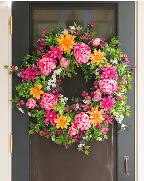 Outdoor Radiant Peony Wreath Outdoor Radiant Peony Wreath