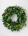 24in White Berry Cypress Wreath by Balsam Hill SSC