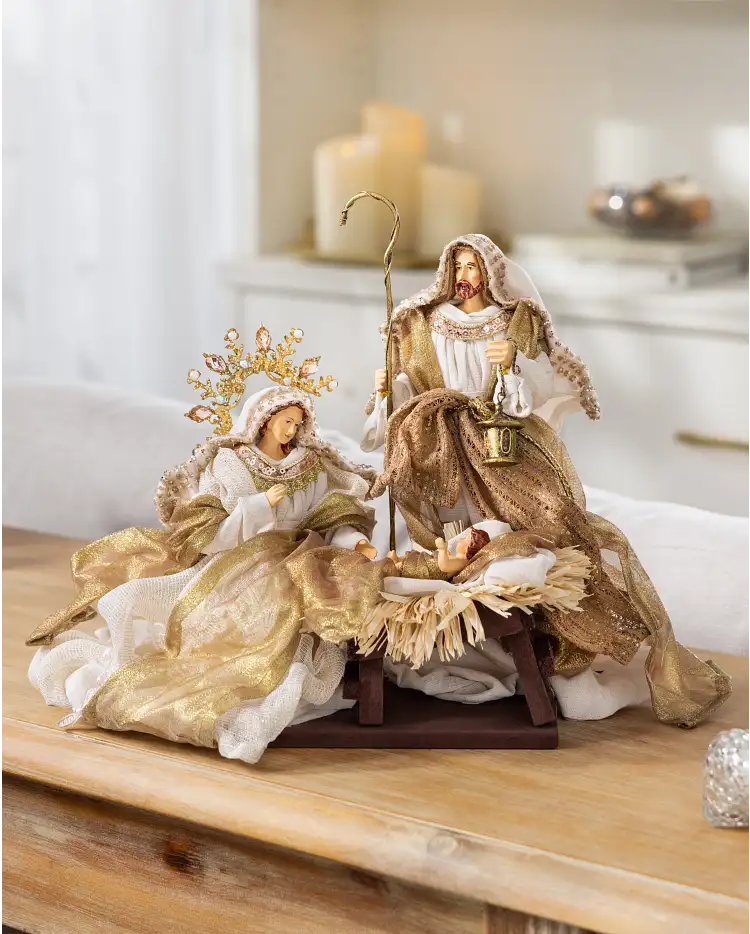 Holy Family Nativity Scene Christmas Decoration | Balsam Hill