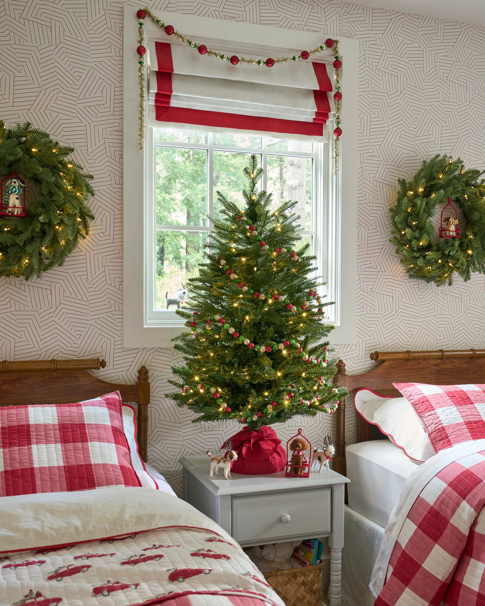 Alpine Adventure Dogs Felt Christmas Ornament Set | Balsam Hill