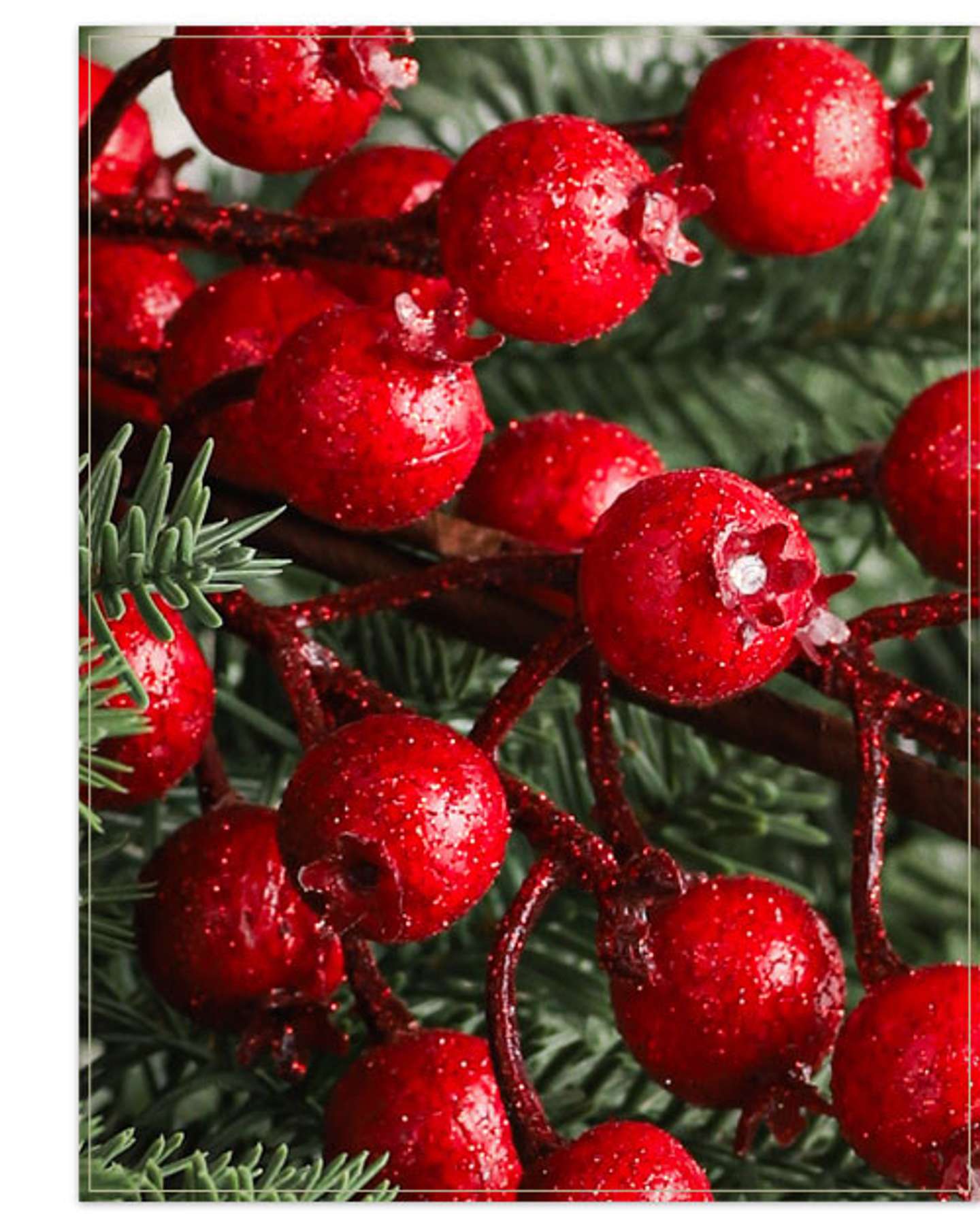 Balsam Hill Red Berry Picks Classic Christmas Decor