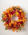 Outdoor Harvest Bloom Wreath by Balsam Hill SSC 10