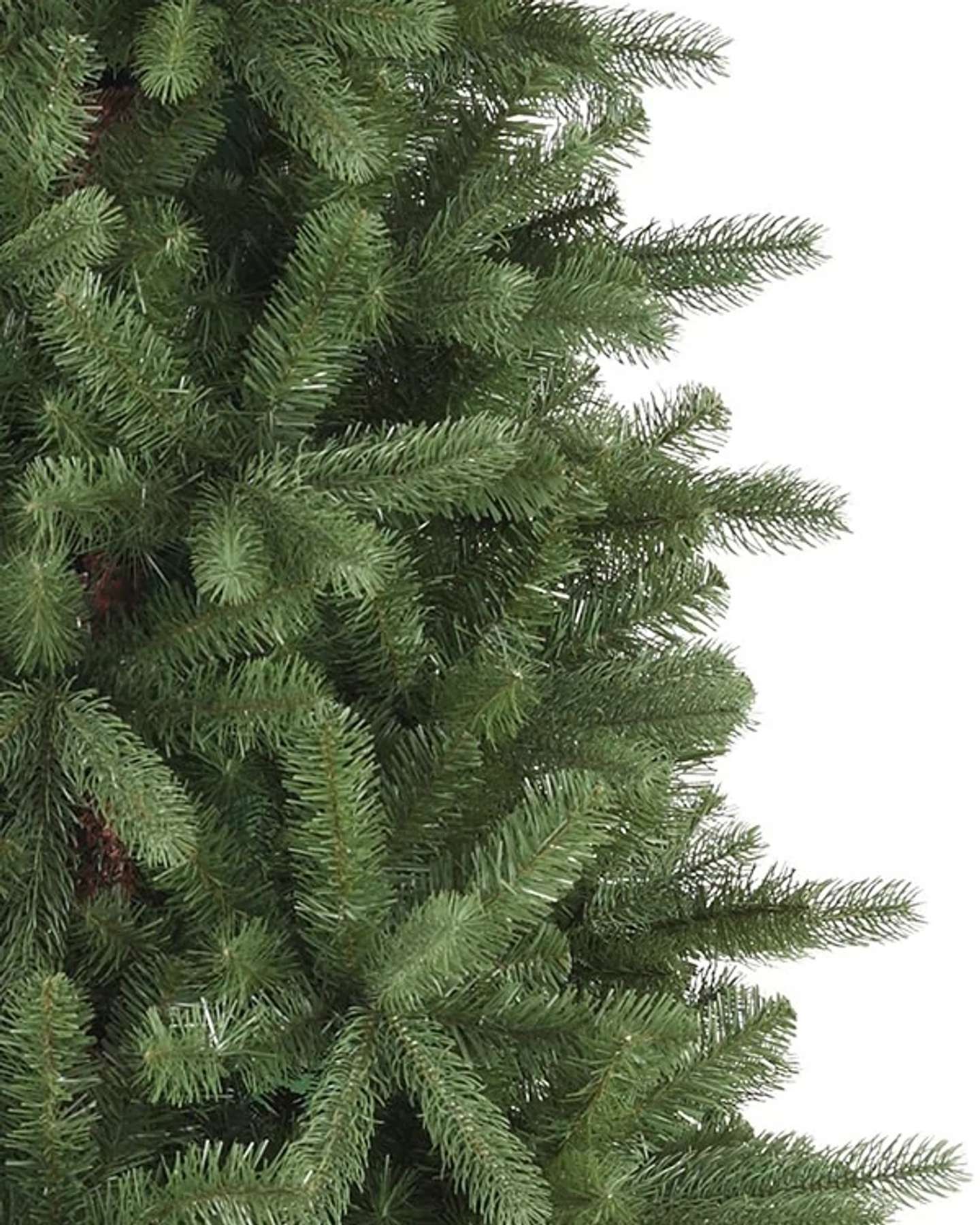 Balsam Hill Bellevue Spruce Unlit Artificial Christmas Tree Closeup