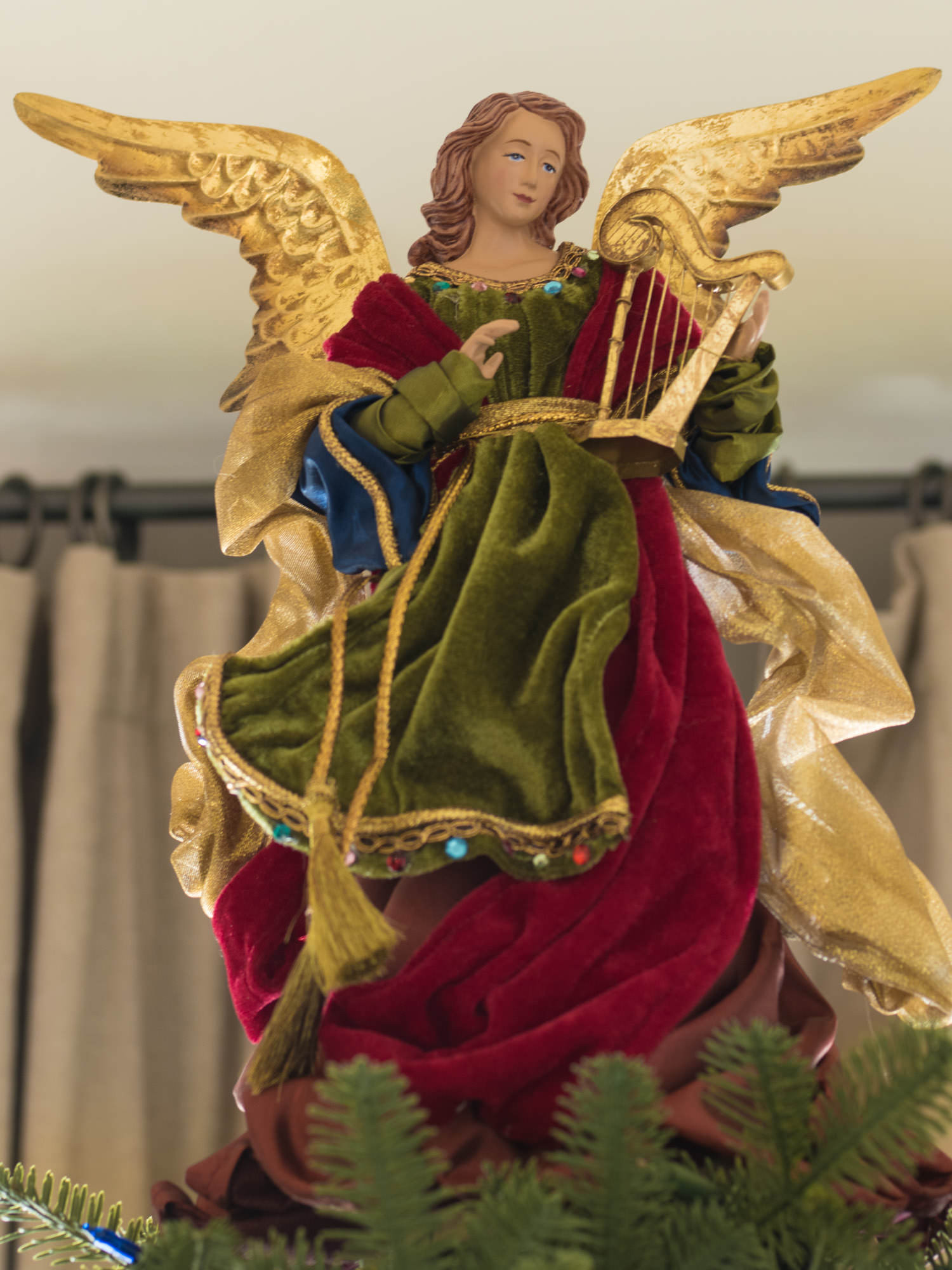 Christmas Angel Tree Topper | Balsam Hill