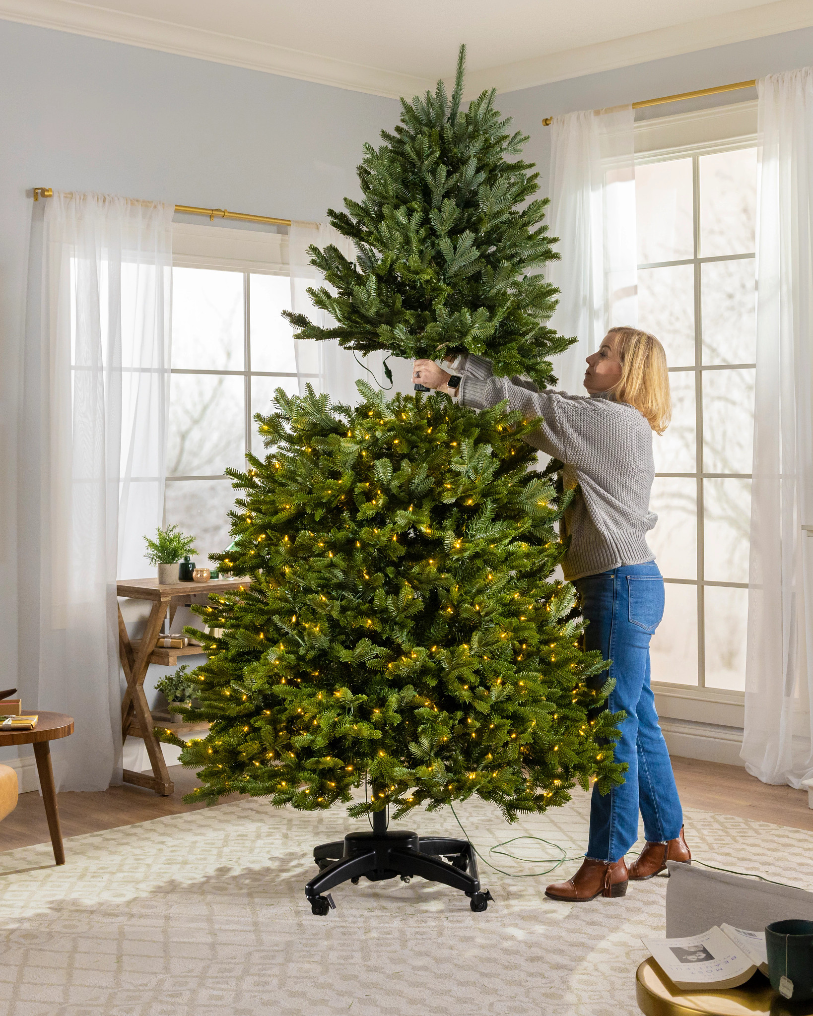 Red Spruce Slim Flip Tree® | Balsam Hill