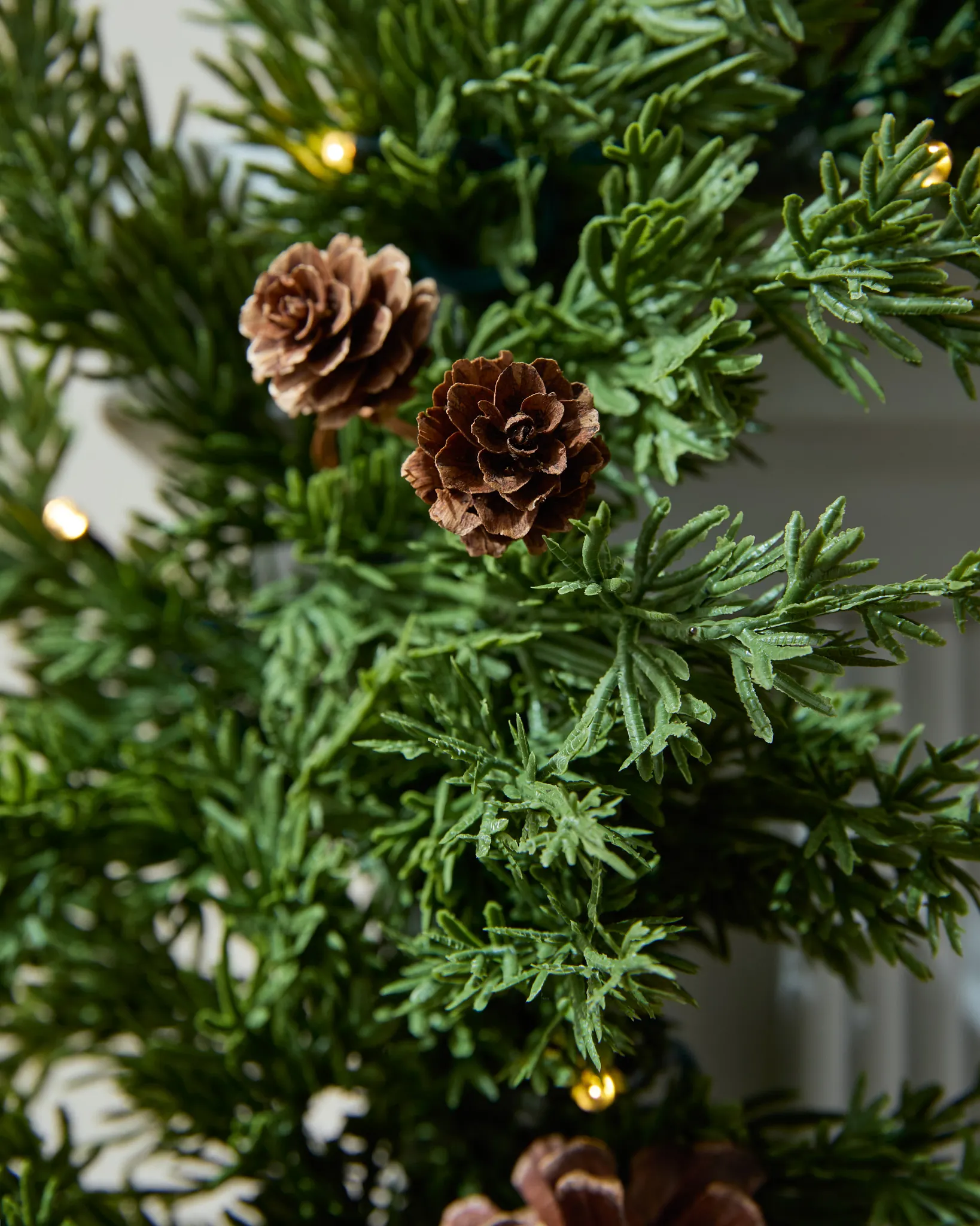 Real-Feel® Cypress and Pinecone Splendor Garland