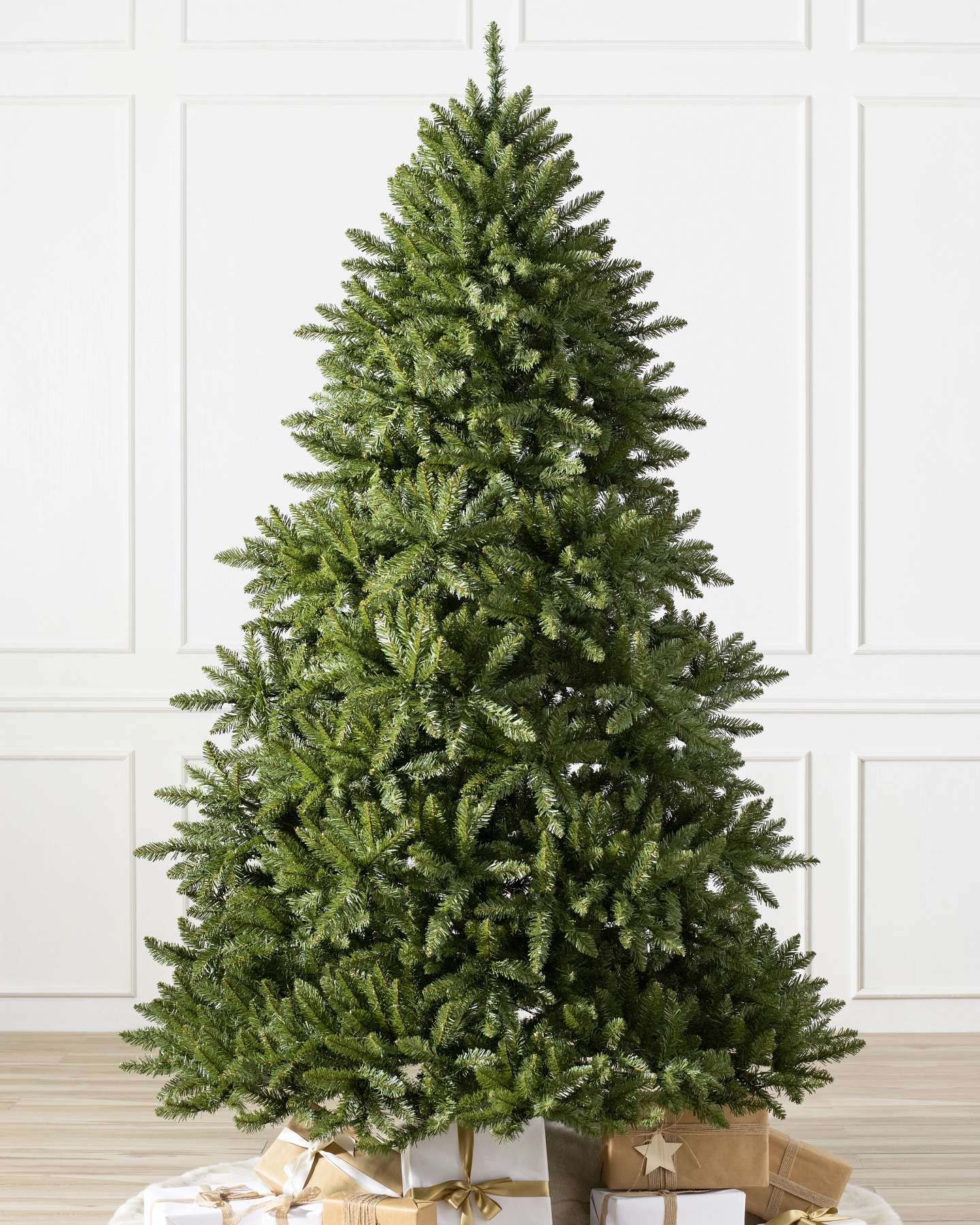 Balsam Hill Vancouver Spruce Artificial Christmas Tree Unlit Display Closeup