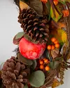 Persimmon and Pinecone Foliage Detail by Balsam Hill