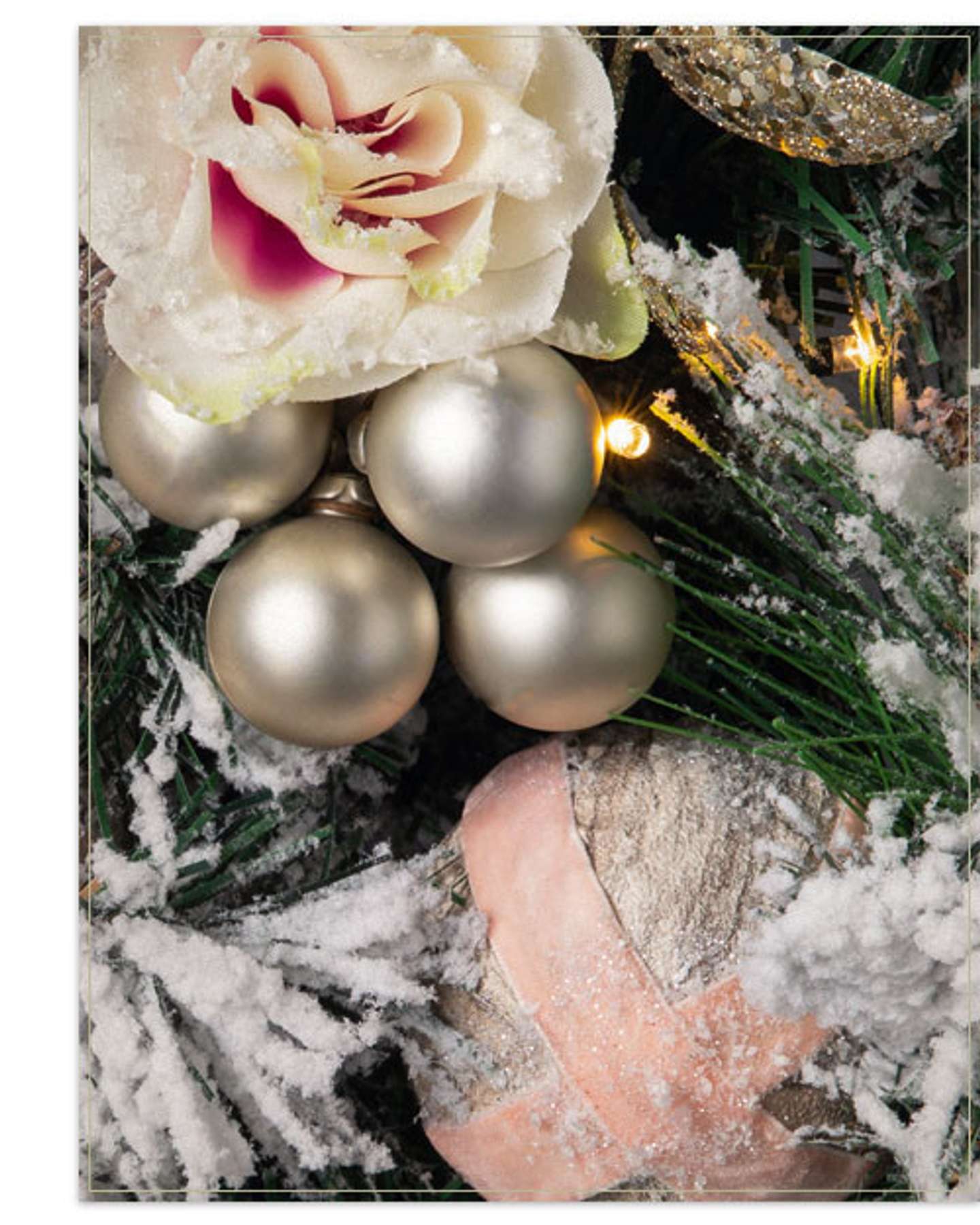 Balsam Hill Winter Wishes Foliage Product Display