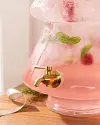 Tannenbaum Glass Drink Dispenser by Balsam Hill