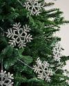 Beaded Snowflake Garland Set of 3 by Balsam Hill SSC
