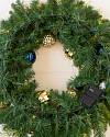 Outdoor Sapphire and Gold Garland by Balsam Hill Closeup 10