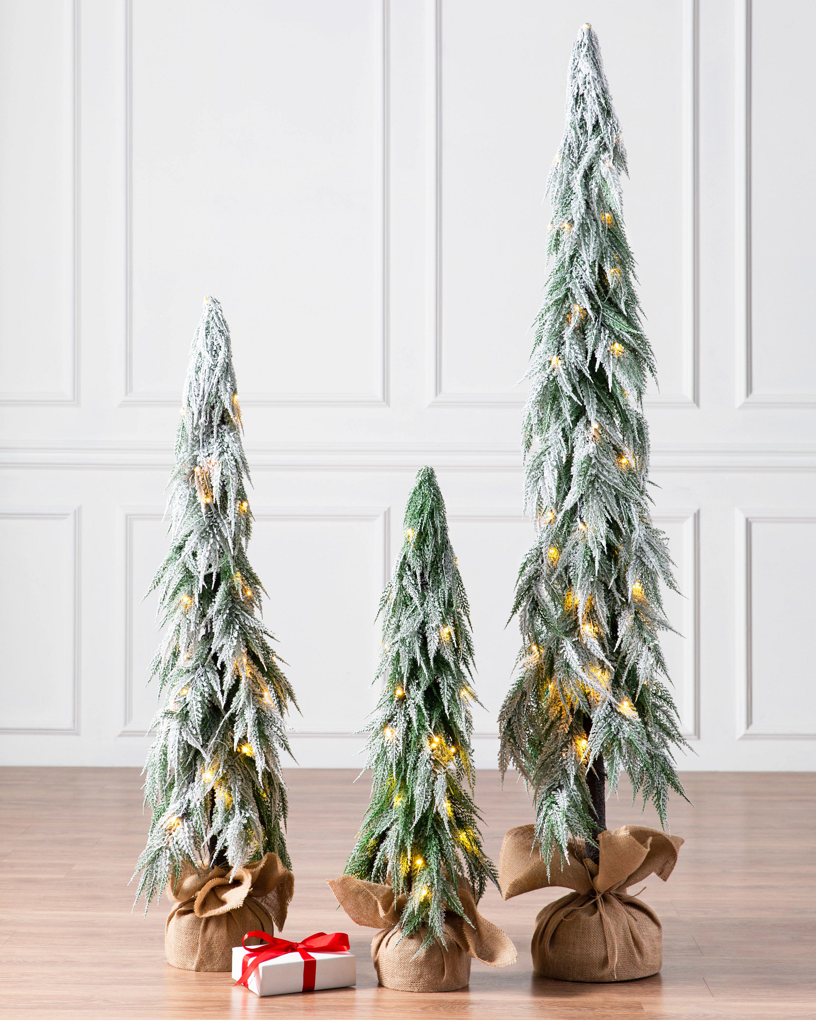 Snowfall Downswept Artificial Christmas Trees Balsam Hill