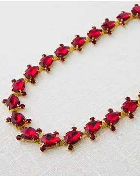 Ruby Rhinestone Tree Garland Set Ruby Rhinestone Tree Garland Set