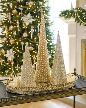 Beaded Tabletop Tree Set Beaded Tabletop Tree Set