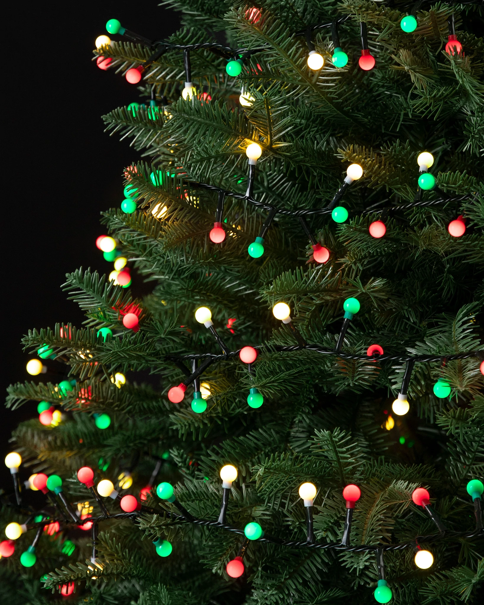 36ft Multicolor Cherry Light String by Balsam Hill SSC