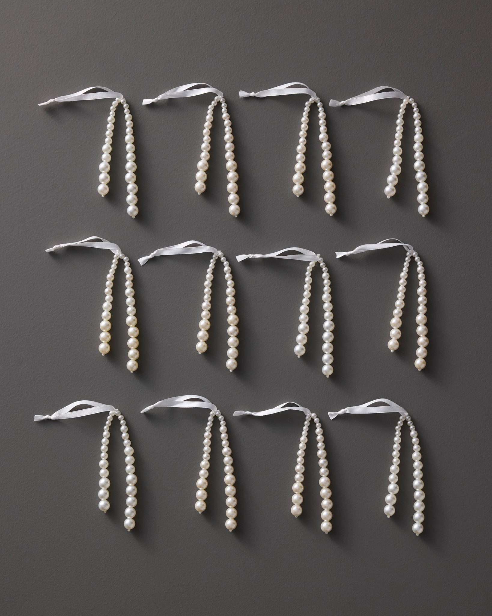 Pearl Drops Ornament Set