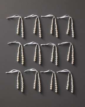 Pearl Drops Ornament Set Pearl Drops Ornament Set