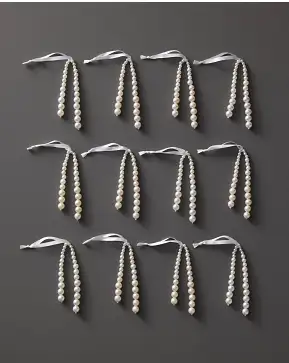 Pearl Drops Ornament Set Pearl Drops Ornament Set