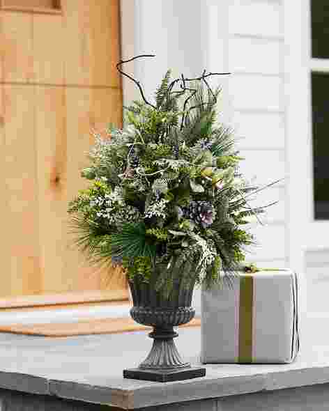 Outdoor Homestead Pine Potted Foliage by Balsam Hill SSC 40