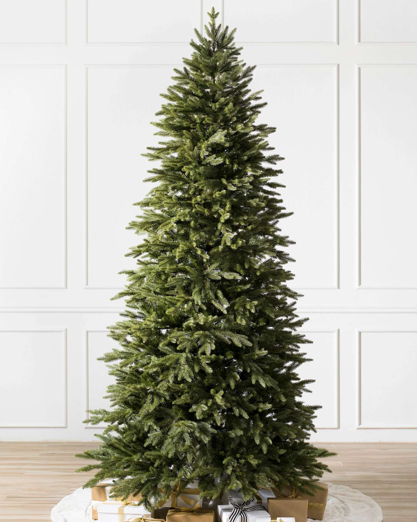 Balsam Hill Silverado Slim Unlit Artificial Christmas Tree with Slim Profile