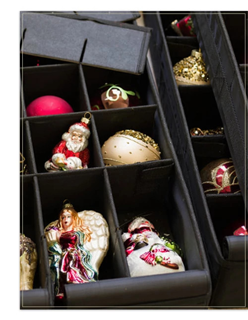 Deluxe Rolling Ornament Storage Chest | Balsam Hill