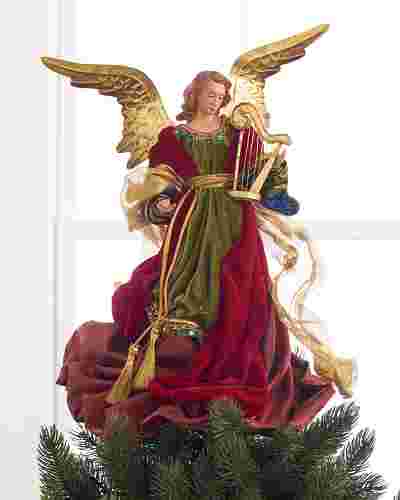 Christmas Angel Tree Topper by Balsam Hill SSC 10