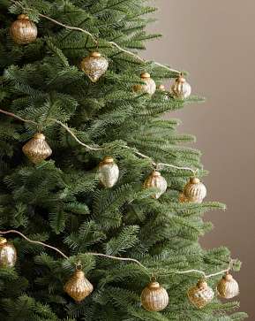 Gold Mercury Glass Garland Set Gold Mercury Glass Garland Set
