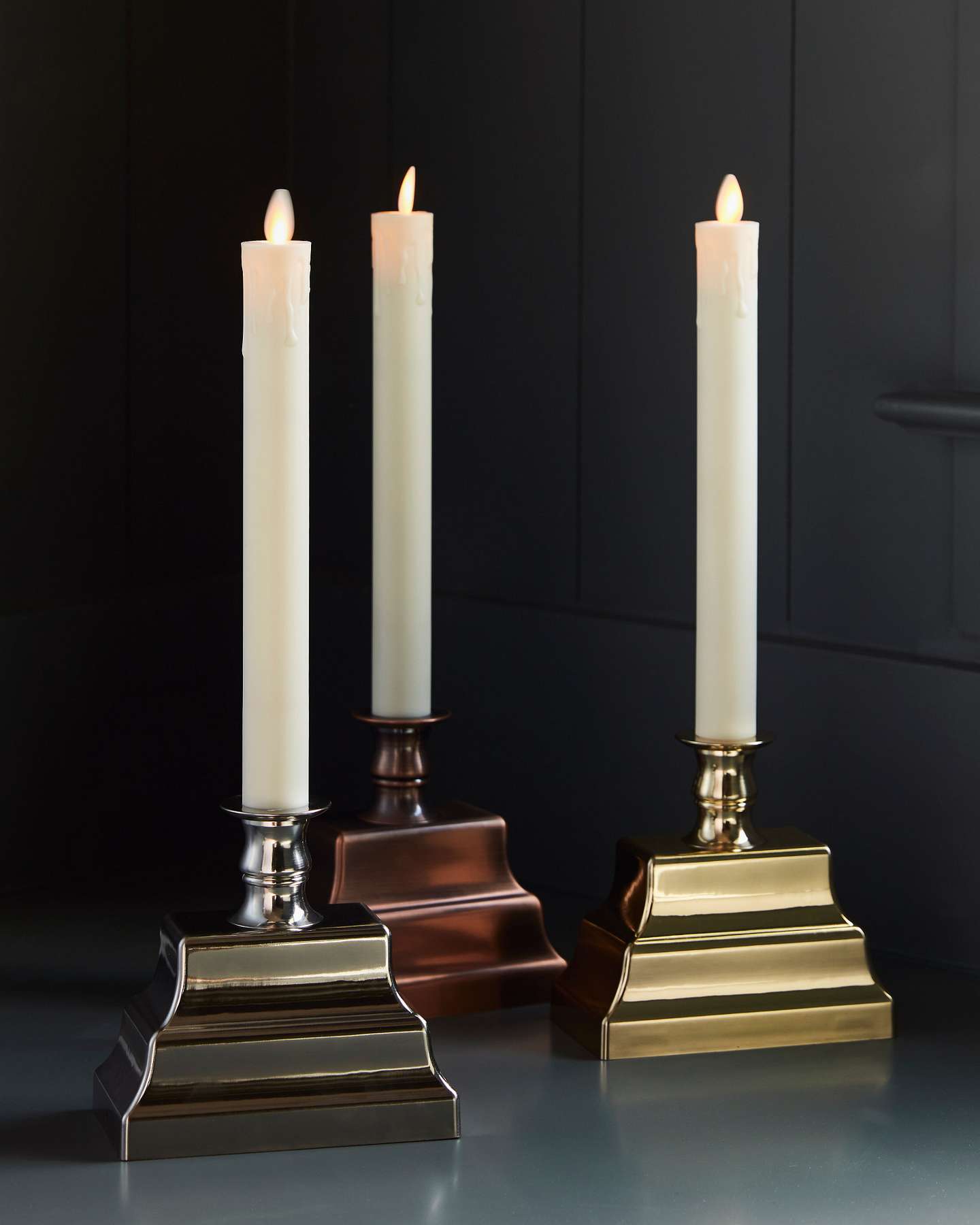 Balsam Hill Miracle Flame LED Window Candles Festive Ambience