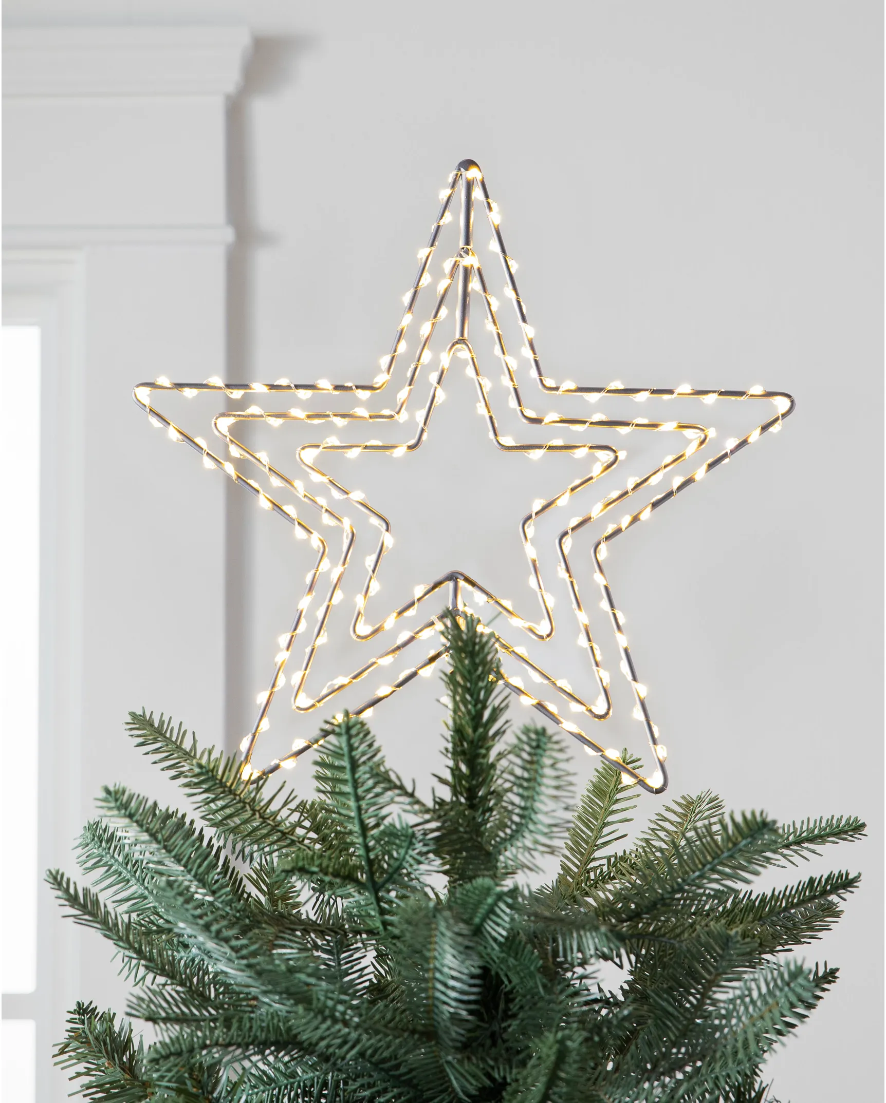Lit Swivel Christmas Tree Toppers | Balsam Hill