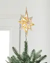 12in Capiz Bethlehem Star Tree Topper by Balsam Hill