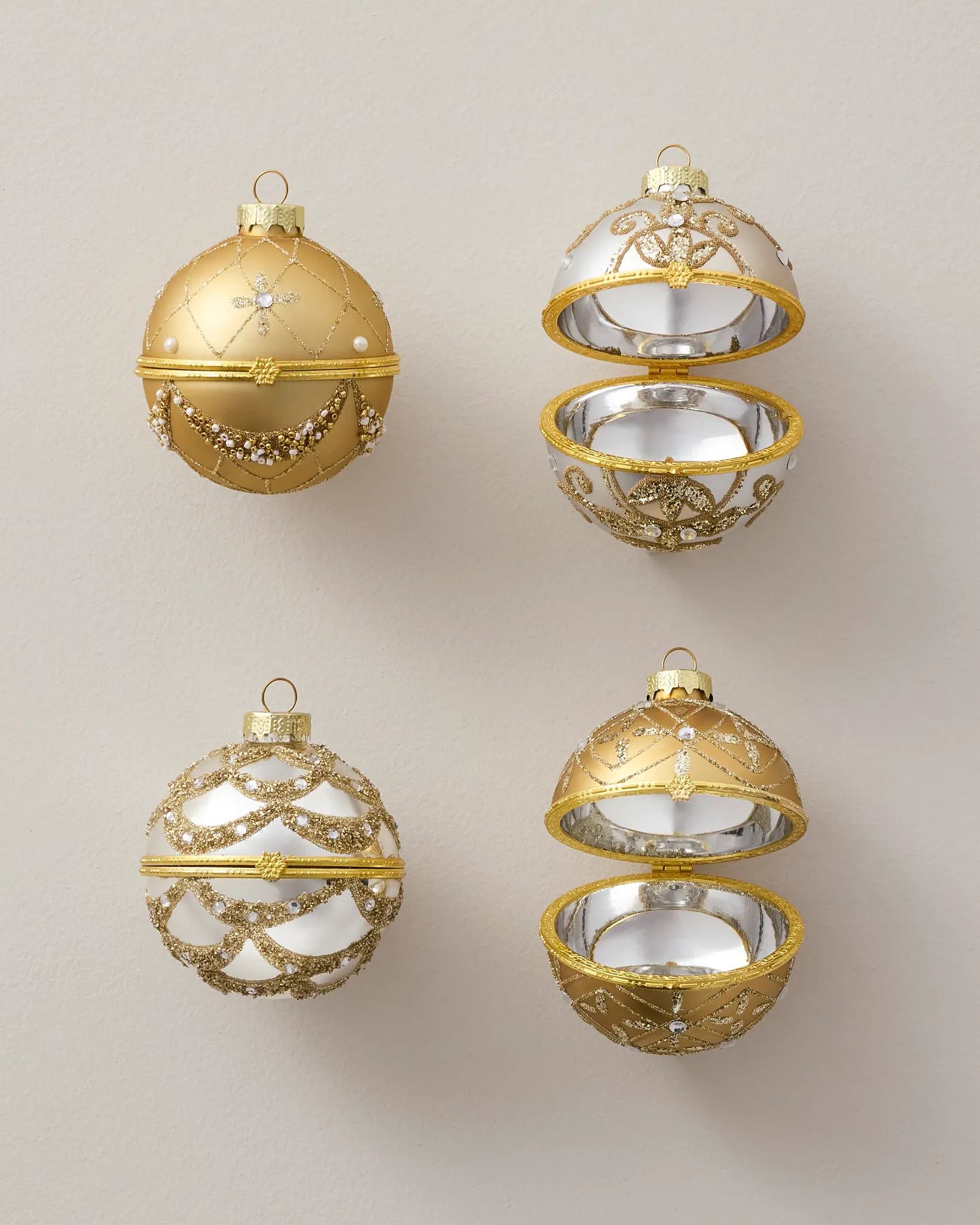 BH Heritage Jeweled Large Ornaments