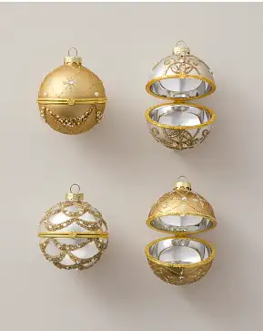 BH Heritage Jewelled Large Bauble Set BH Heritage Jewelled Large Bauble Set