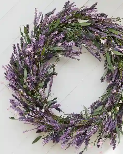 Provencal Lavender Wreath, Garland & Swag by Balsam Hill SSCR 10