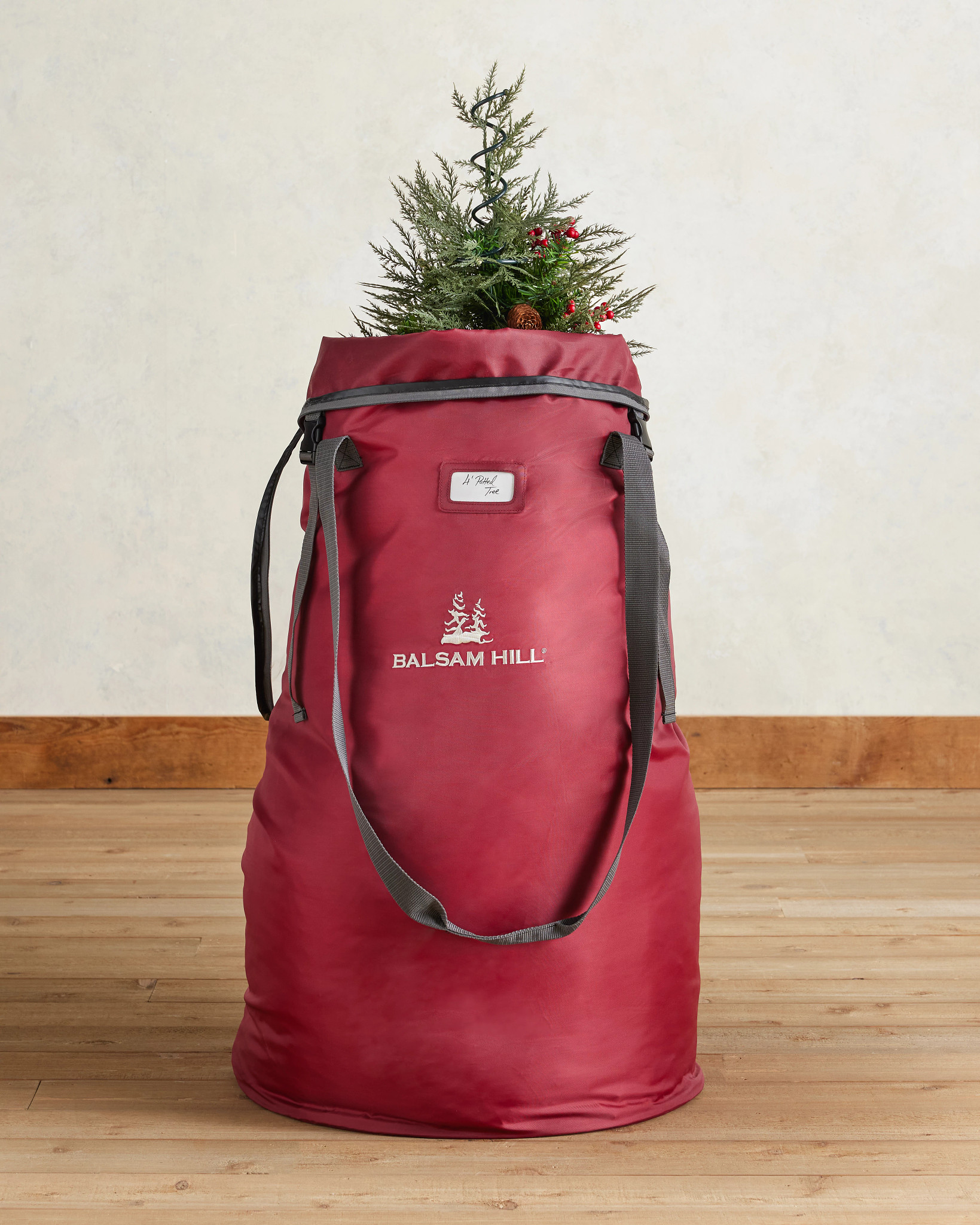 Tabletop Tree Storage Bag with Tree Top Stabilizer