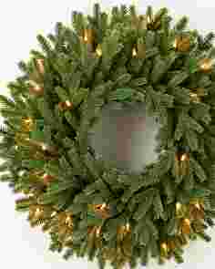 26 inches Clear LED BH Norway Spruce Wreath by Balsam Hill SSCR