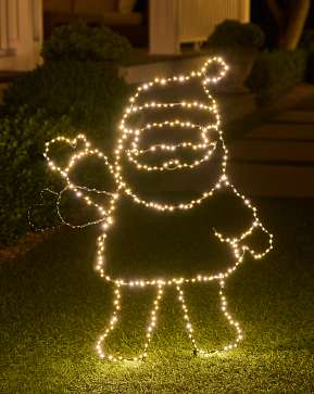 Outdoor Lit Waving Santa Outdoor Lit Waving Santa