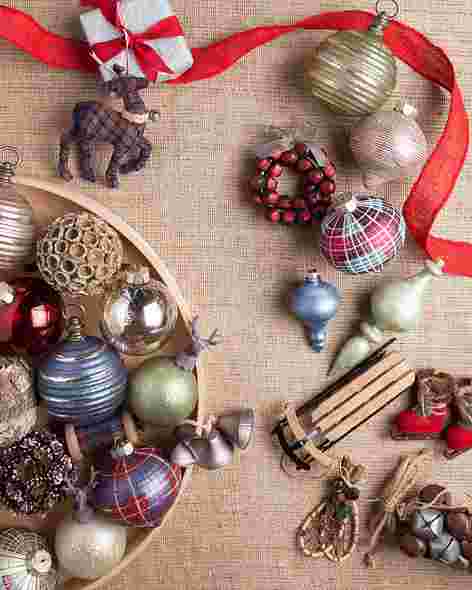 Farmhouse Christmas Ornament Set by Balsam Hill Lifestyle 10