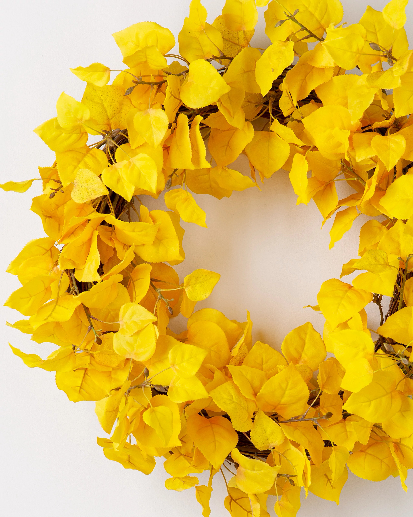 Golden Aspen Wreath